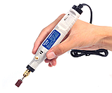 Мінішліфувальна машина-гравер-бормашина Hilda jd5202 з фрезами гравери мережеві, фото 10