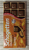 Шоколад Schogetten Crunchy Peanut Butter молочный кранчи и арахисовое масло 100 г (58504)