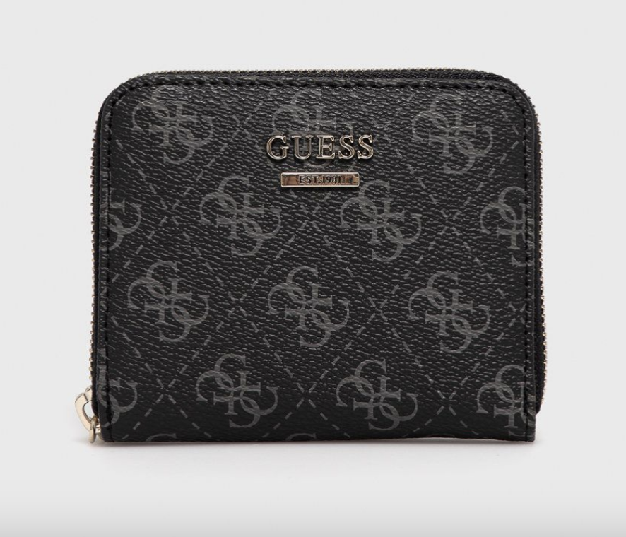 Жіночий гаманець Guess чорний. (0382)