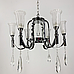 КЛАСИЧНА ЛЮСТРА НА 6 ЛАМП ІЗ КРИШТАЛЕВИМИ ПІДВІСАМИ AT 23/6, фото 2