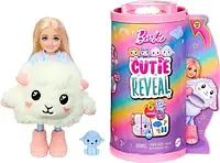 Barbie Cutie Reveal Chelsea Doll Sheep + Pet Hkr18 барбі к'юті показала челсі в овчиному сукні Mattel.