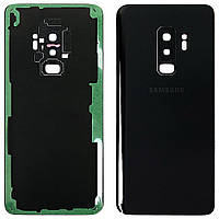 Задня кришка Samsung Galaxy S9 Plus G965F (чорна оригінал Китай зі склом камери)