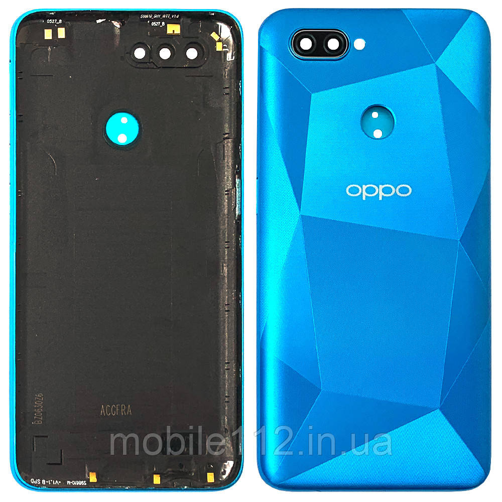 Задня кришка Oppo A12 CPH2083, CPH2077 сумістю Oppo A12s синя