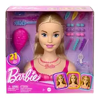 Барбі Barbie Styling Head Blonde Hair Hmd88 + 20 аксесуарів.