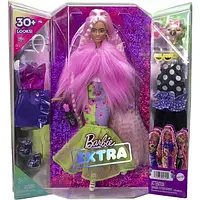 Barbie Extra Doll Set одяг Hasbro Hgr60 рожеве довге волосся 30 укладок.