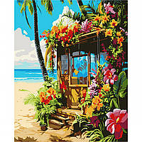 Картина за номерами Цветочный дом на Бали 40*50 см SANTI (954782)
