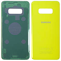 Задняя крышка Samsung Galaxy S10e G970F желтая оригинал Китай