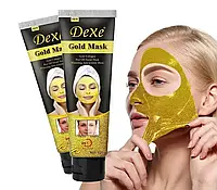 Золотая омолаживающая маска для лица DEXE 24k GOLD MASK, 120g