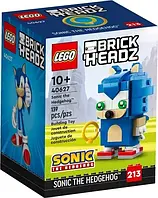 Конструктор LEGO BrickHeadz 40627 Їжак Соник Sonic the Hedgehog.