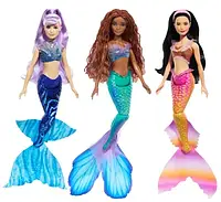 Tl Fd Mermaids Movie Sisters Dolls 3 шт. русалочка аріель та сестри набір з 3 ляльок Hnd29 Mattel.