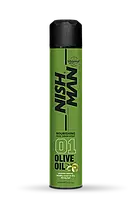 Питательный блеск спрей с оливковым маслом Nishman Olive Oil Sheen Spray 400мл