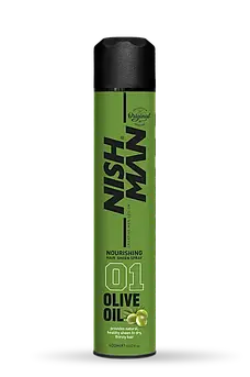Поживний блиск спрей з оливковою олією Nishman Olive Oil Sheen Spray 400мл