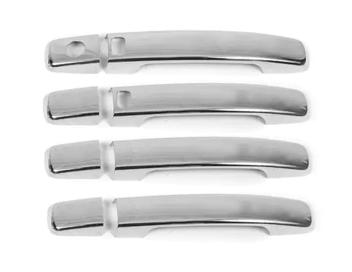 Хром накладки для Nissan Navara 2004-2015 на ручки Ніссан Навара (з чіпом 4шт нержавіюча сталь), фото 1