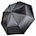 Оптом Чоловіча складна парасоля напівавтомат на 8 спиць з ручкою напівгак від Max, є антивітер, чорний, 309, фото 3
