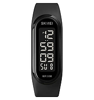 Наручные часы браслет Skmei 1666 (Черные с черным циферблатом) VCT