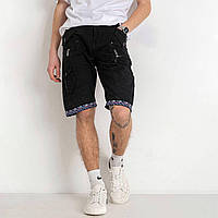 Чоловічі джинсові шорти з кишенями, чорний колір, 28-36
