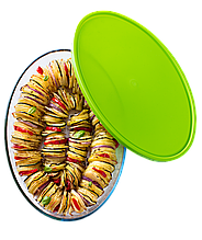 Форма з кришкою жароміцне скло Франція PYREX об'єм 3 літри розміри 35х24х6см 346P002/7645