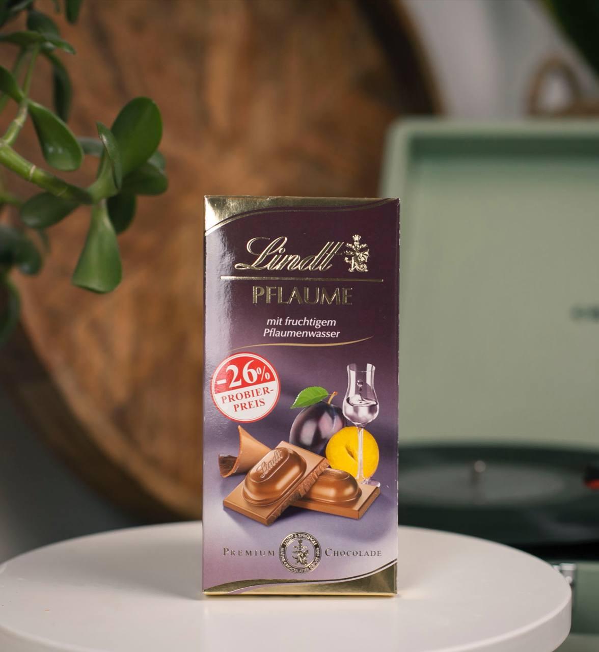 Шоколад Lindt Williams 😍 зі сливовим лікером 100 г. Швейцарія, фото 1