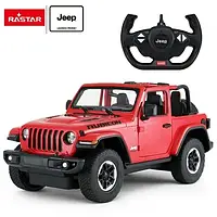 Auto R/c Jeep Wrangler Rubicon Red 1:14 Rastar іграшка з керуванням 1:14 238447.