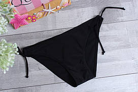 Купальні плавки жіночі на зав'язках норма розмір 36-44, колір чорний