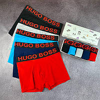 Мужские трусы боксеры Hugo Boss (набор) + подарочная коробка