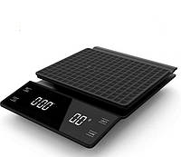 Аккумуляторные кофейные весы Zally Coffee Drip Scale EK6002 с таймером Черные