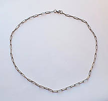 Ланцюжок на шию Finding Плетіння хрест овальна ланка Сталистий Нержавіюча сталь 12 мм x 4 мм 60 см