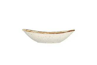 Соусник овальний Beige порцеляновий Porland 11 см 808110/B