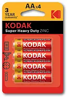Батарейка KODAK R6, блистер уп. 1x4 шт.