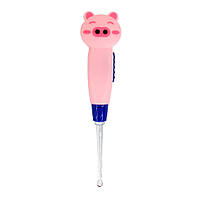 Ушной фонарик для детей Mega Zayka MGZ-0708(Piggy) со сменными насадками, Time Toys