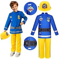 Sibamy костюм пожежник сем розмір 110-116 пожежника майстер для дітей 110 / 116.