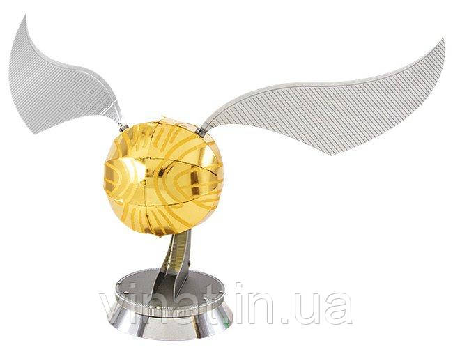 Металевий 3D пазл Harry Potter - Golden Snitch Золотий Снітч Metal Earth S021-SG, фото 1