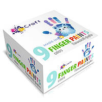 Набор пальчиковых красок Art Craft 5024-AC 9 цветов по 20 мл, World-of-Toys