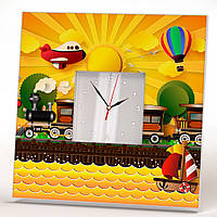 Годинник у дитячу "Дитячий візерунок" для дитячої кімнати