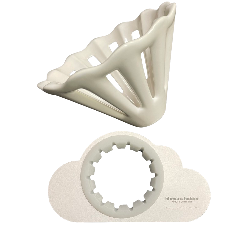 Комлект пуровер Dotyk Dripper 2.0 з Khmara holder Білий