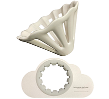 Комлект пуровер Dotyk Dripper 2.0 з Khmara holder Білий