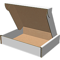 Самозбірна коробка 100x80x20 мм, Т-22 «Е» білий