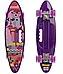 Скейт Пенніборд (Penny Board) зі світними колесами та ручкою, фото 5