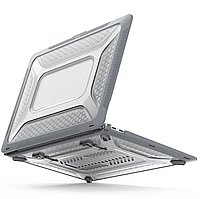 Противоударный защитный серый чехол на MacBook Air 13.6" A2681 накладка на Макбук Эир