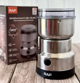 Кавомолка електрична RAF R7113 220В 150Вт з нержавіючої сталі SV227