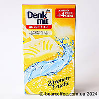 Denkmit WC-Duftstein Zitronen-Frische блок для туалета с ароматом лимона 4 шт по 40г