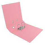 Папка реєстратор, сегрегатор A4 Delta Axent (75 мм, одностороння, зібрана, Pastelini, рожевий) D1712-10C, фото 2