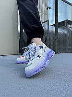 Triple S Clear Sole White Violet