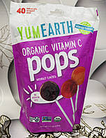 Органічні льодяники на паличці YumEarth, 40шт упаковка
