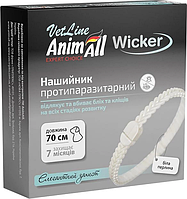 Нашийник протипаразитарний AnimAll VetLine Wicker для собак та котів 70см (4820150208332)