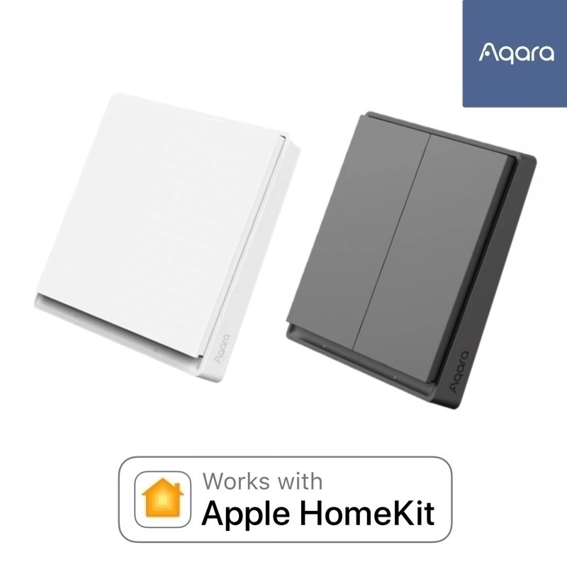 Бездротовий Вимикач 1-2 клавіші Xiaomi Aqara E1 Wireless Switch Zigbee 3.0 Apple HomeKit