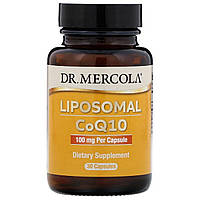 Коэнзим Q10 липосомальный, 100 мг, Liposomal CoQ10, Dr. Mercola, 30 капсул