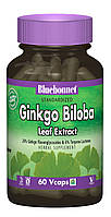 Экстракт Листьев Гинкго Билоба, Ginkgo Biloba Leaf Extract Bluebonnet Nutrition, 60 гелевых капсул