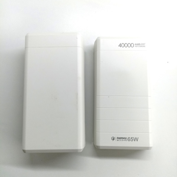 Корпус для додаткового акумулятора Remax Dinba 40000mAh White QC + PD 65W RPP-310 White (Оригінал з розбору) (Вживаний)