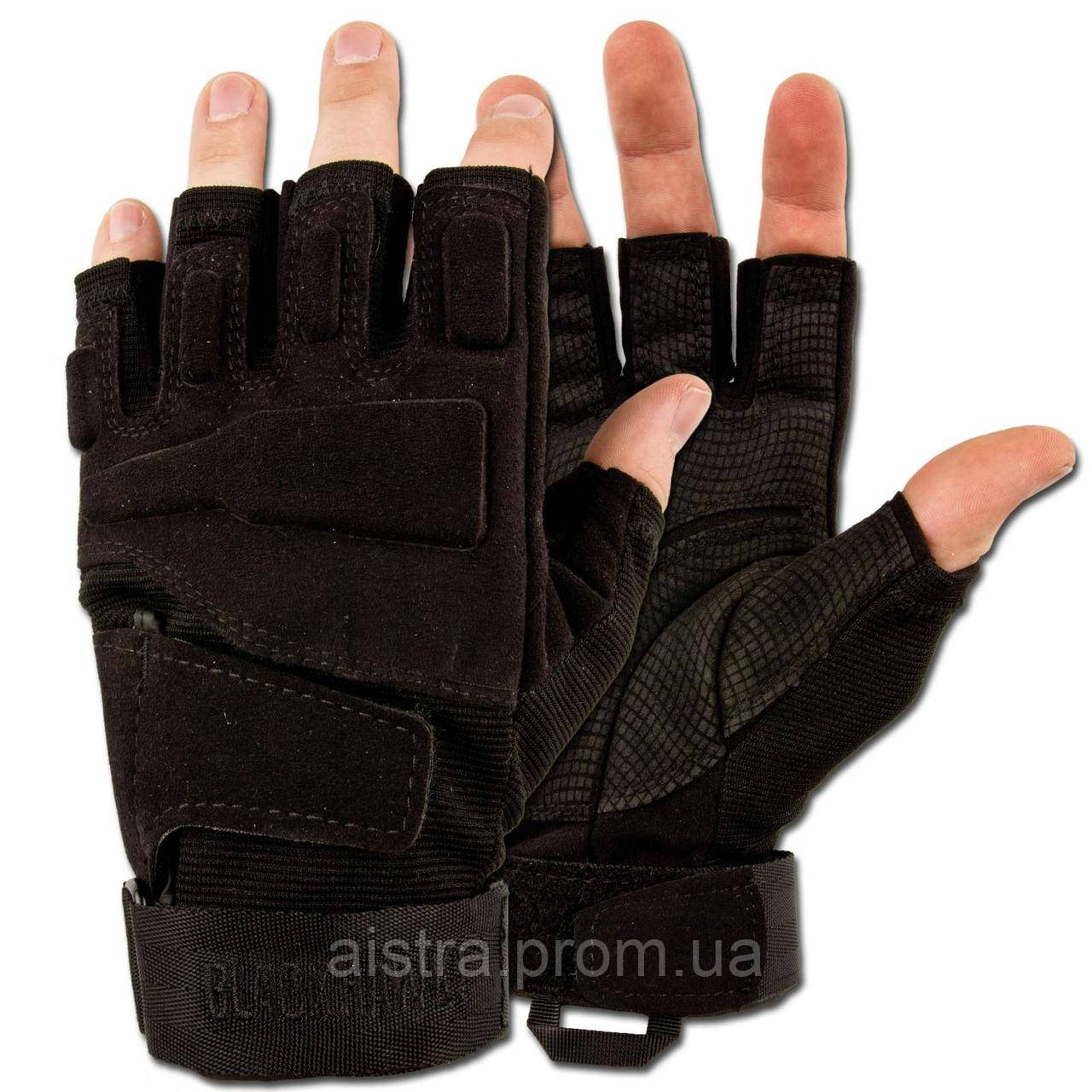 Тактические перчатки Blackhawk короткие XL Черные UT, код: 7511306 - фото 1 - id-p2132663088